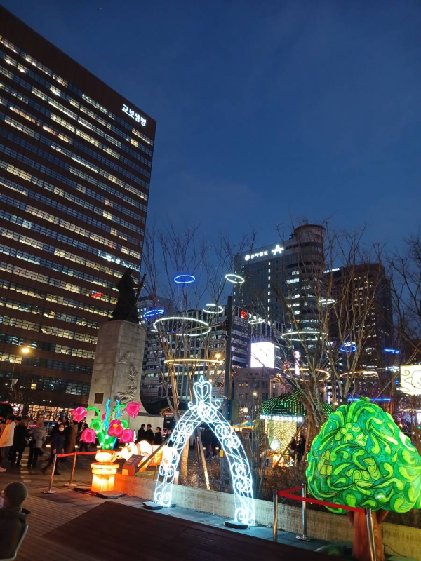 빛초롱 화려한 조명들