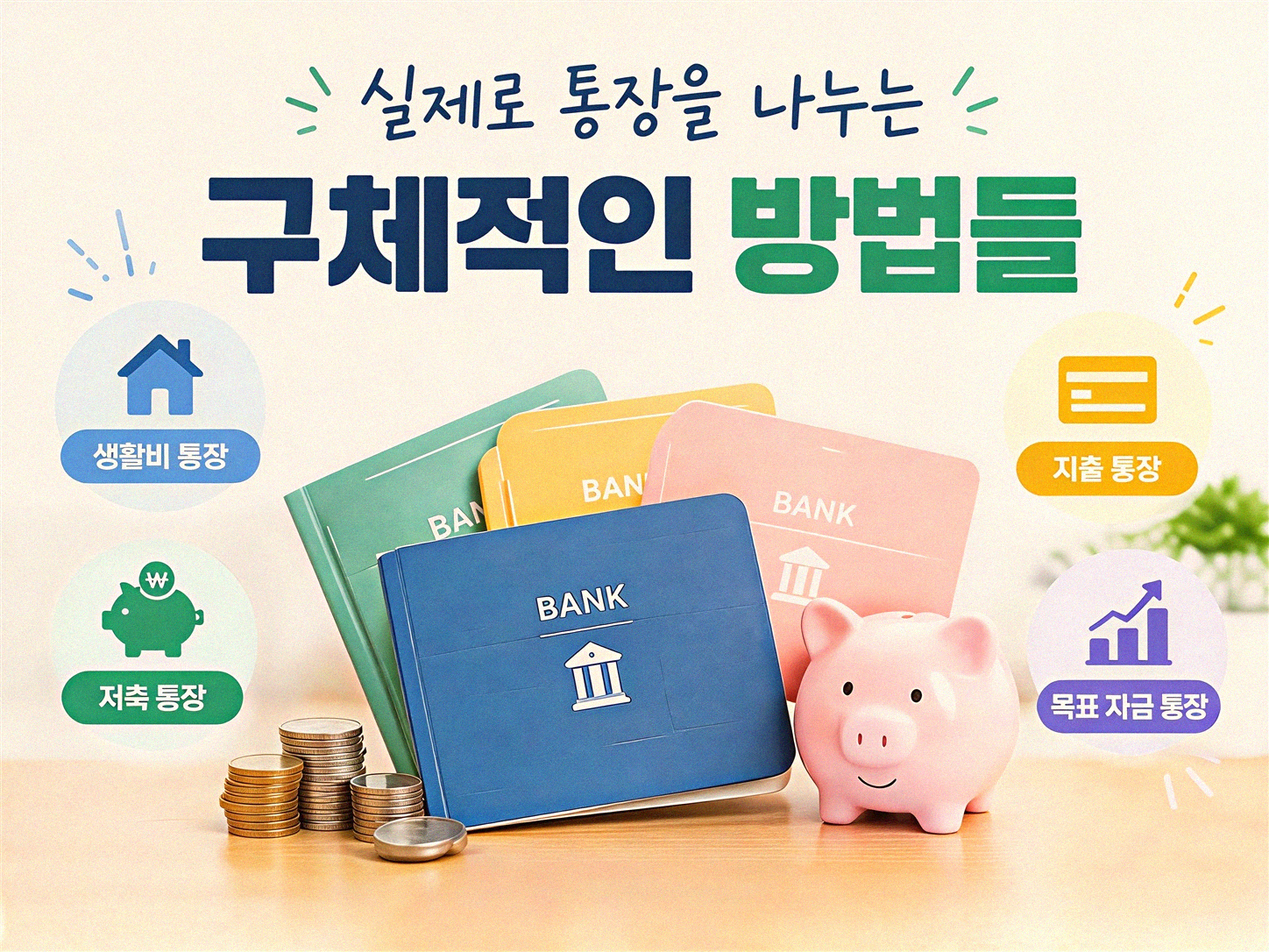 생활비 통장과 저축 통장, 어떻게 따로 관리해야 할까요?