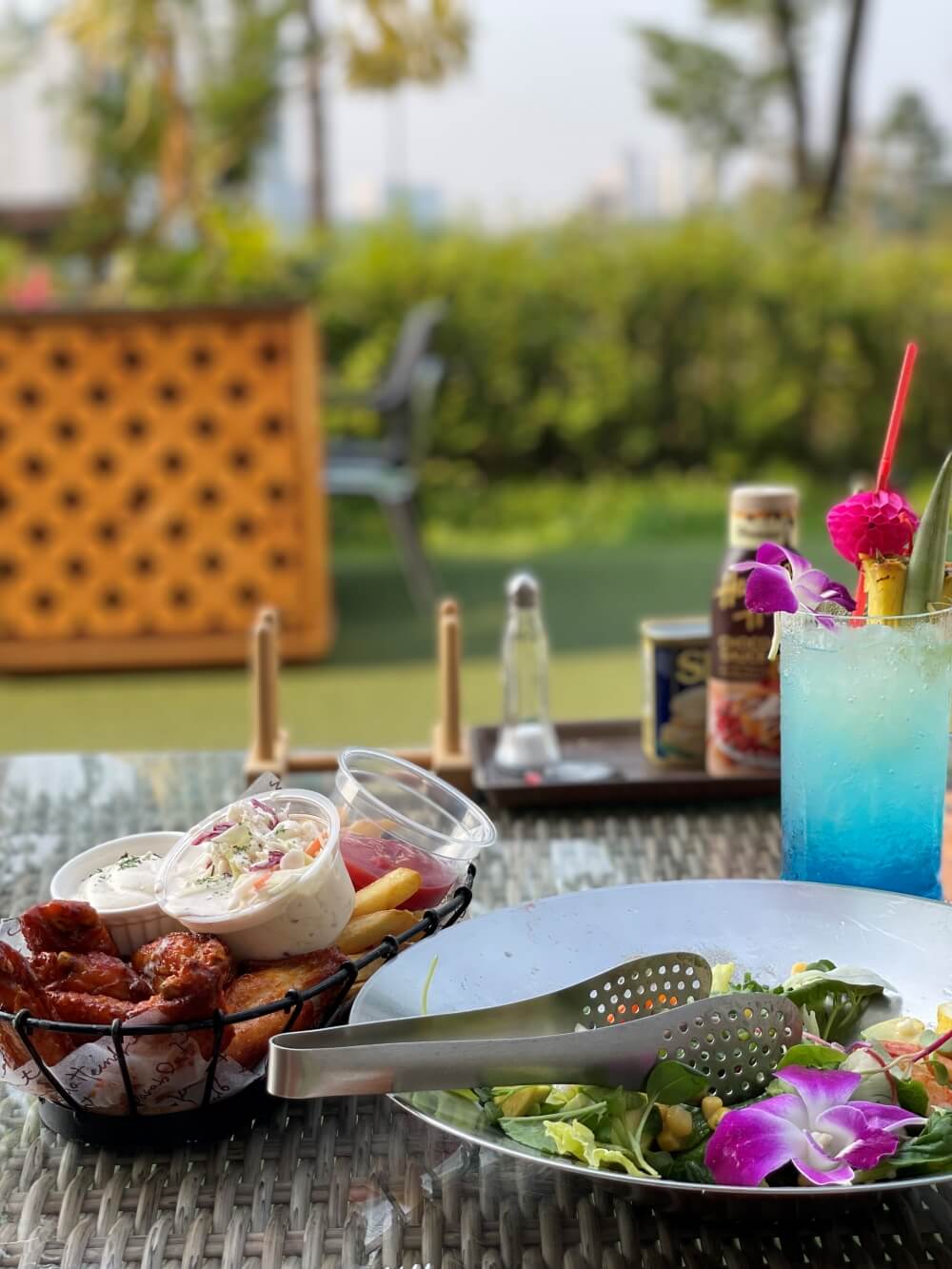 봉주르하와이-주문한-메뉴들-모습