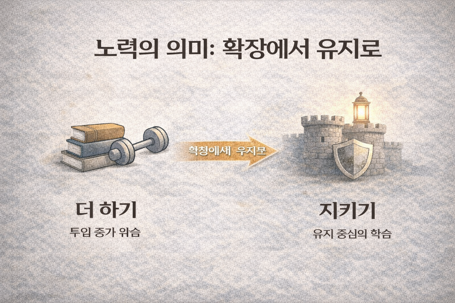 TEFL 영어교수법 왜 장기 학습에서 노력은 &lsquo;더 하기&rsquo;가 아니라 &lsquo;지키기&rsquo;가 되는가