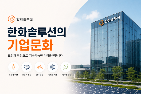 한화솔루션의 기업문화, 실제로 일하는 사람들은 어떻게 느낄까?