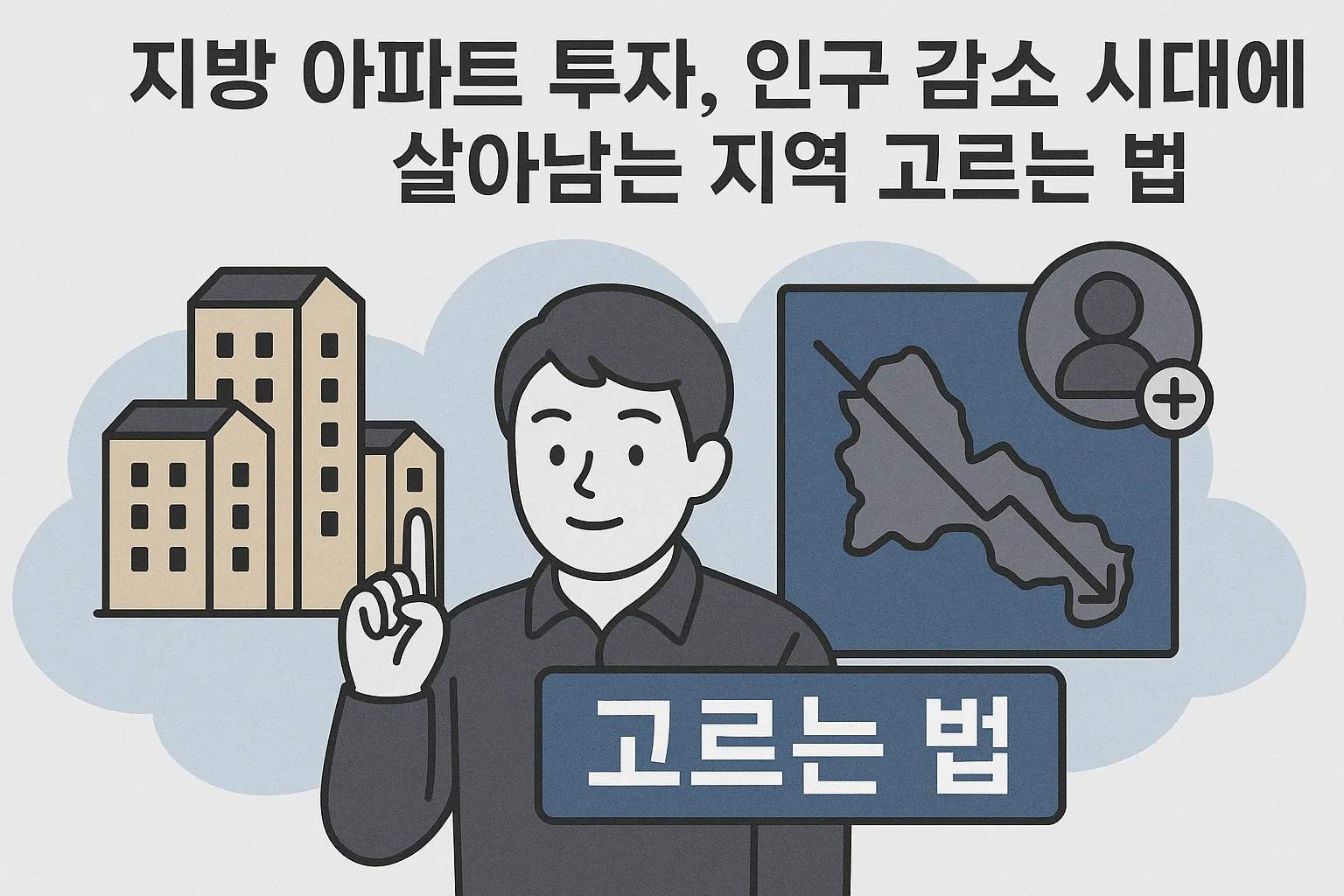 지방 아파트 투자, 인구 감소 시대에 살아남는 지역 고르는 법