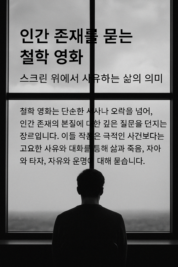 인간 존재를 묻는 철학 영화, 스크린 위에서 사유하는 삶의 의미