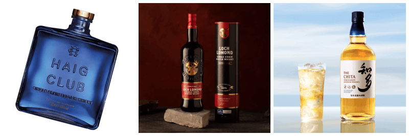 헤이그 클럽, 로크로몬드 싱글 그레인, 산토리 치타 사진