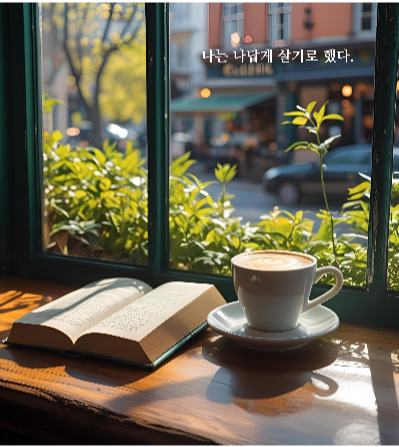 따뜻한-핫살이-드리워진-창가에-책과-따뜻한-커피한잔