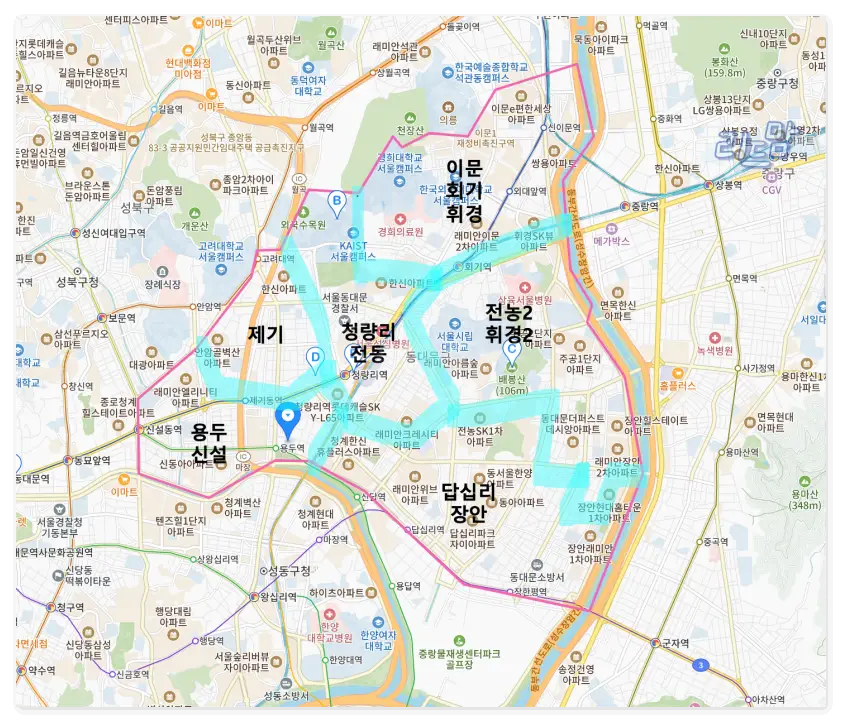 동대문구-생활권-분리