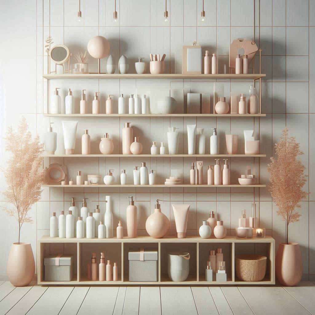 피부,체형관리 샵 배경