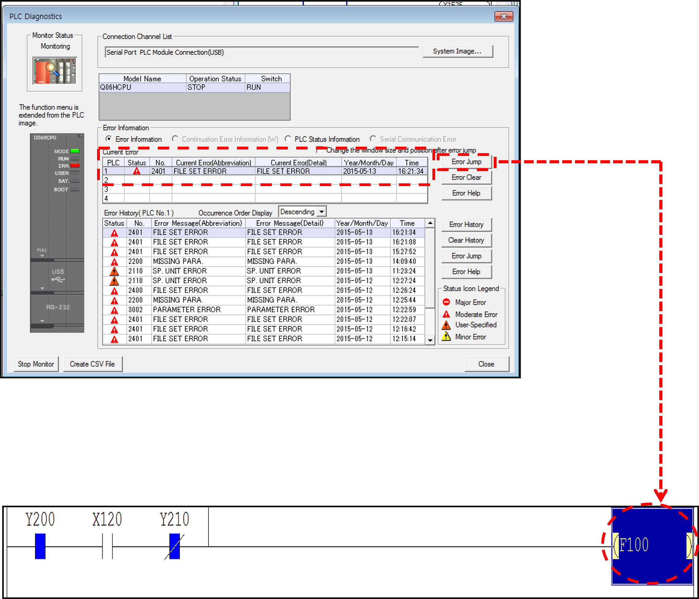 미쓰비시 PLC 실무 가이드: CPU Error(에러) 진단 및 추적 방법대안 제목