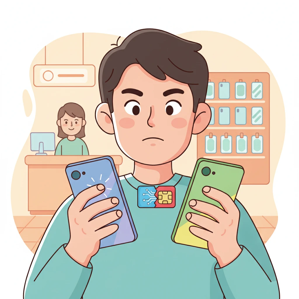 스마트폰 유심 인식 안될 때 지우개 ..