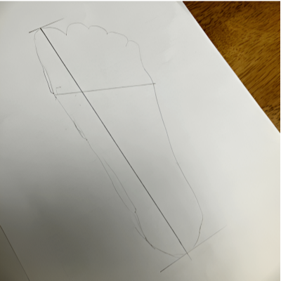 정확한 발 길이 측정 방법 사진