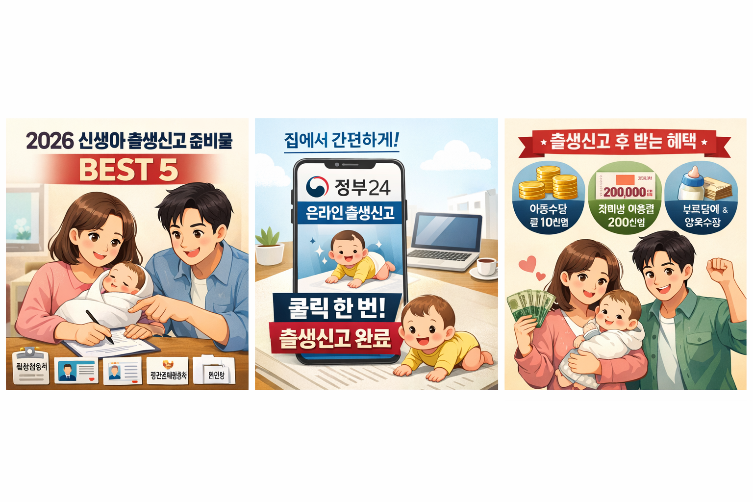 2026 신생아 출생신고 준비물 총정리