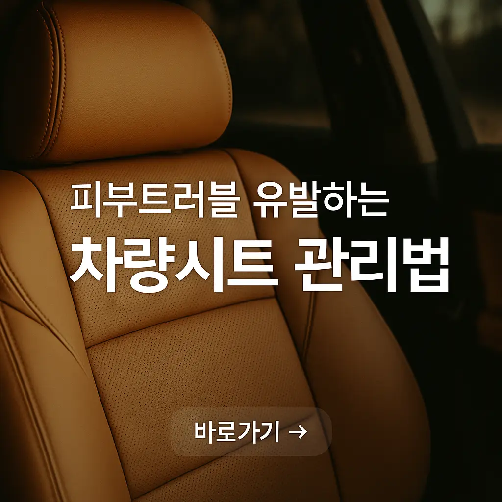 차량시트관리법