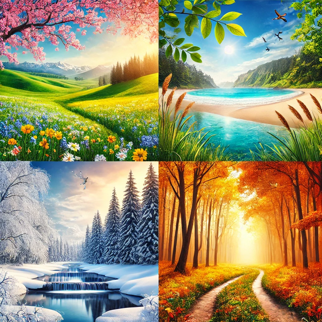 사계절 평온한 여행지 관련 사진