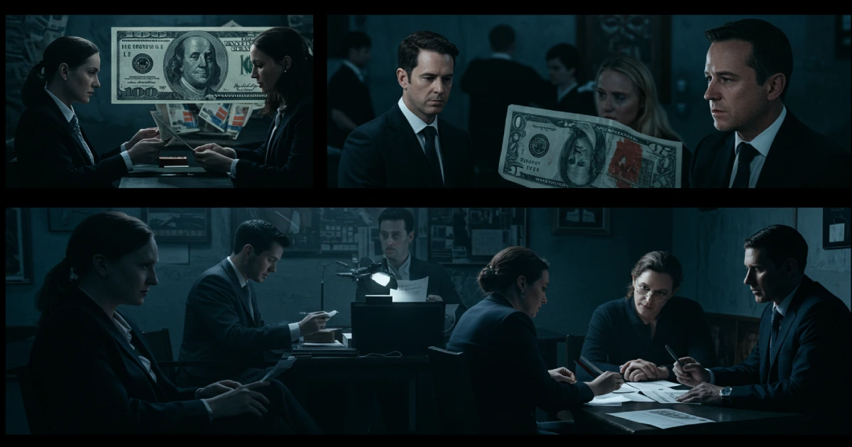 Ozark 시즌5의 전략적 범죄와 권력 장악을 상징하는 어두운 스릴러