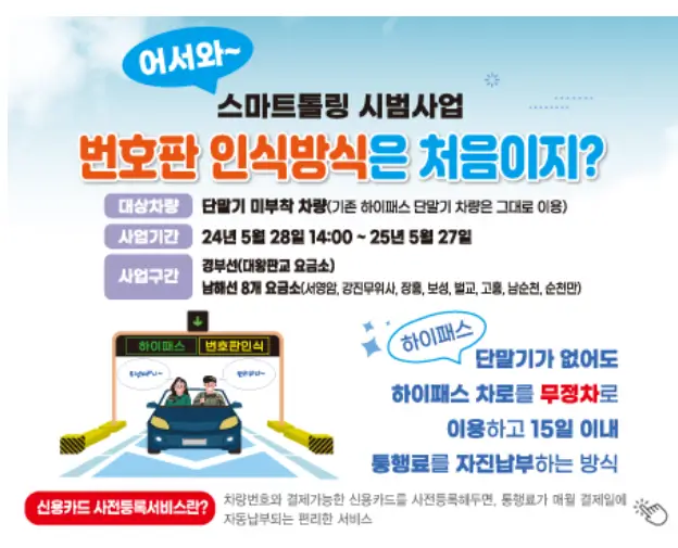 번호판 인식방식-스마트톨링