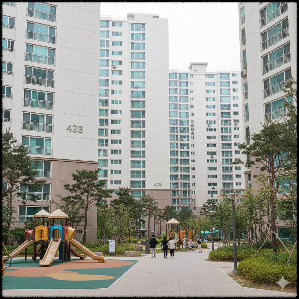 아파트 단지 내 모습