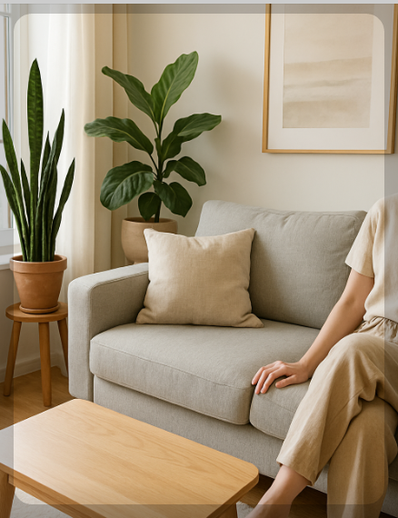 잘 정리된 1인 가구 인테리어 이미지