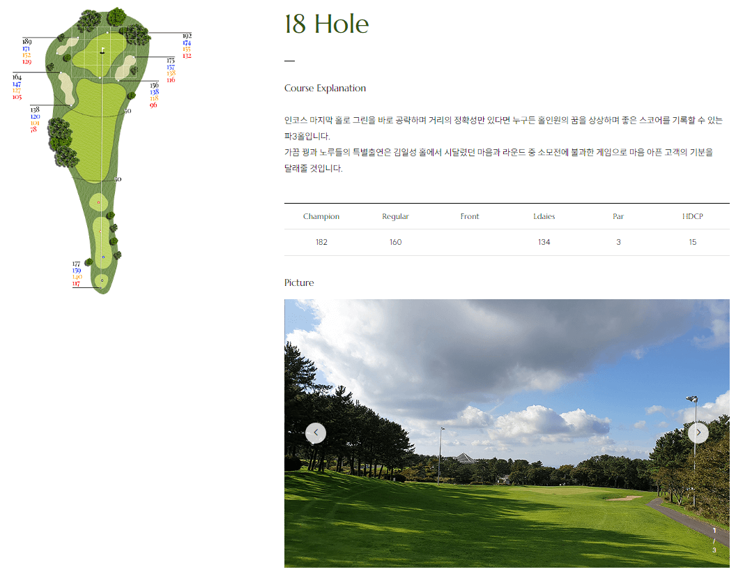 더 시에나 컨트리클럽 동코스 9