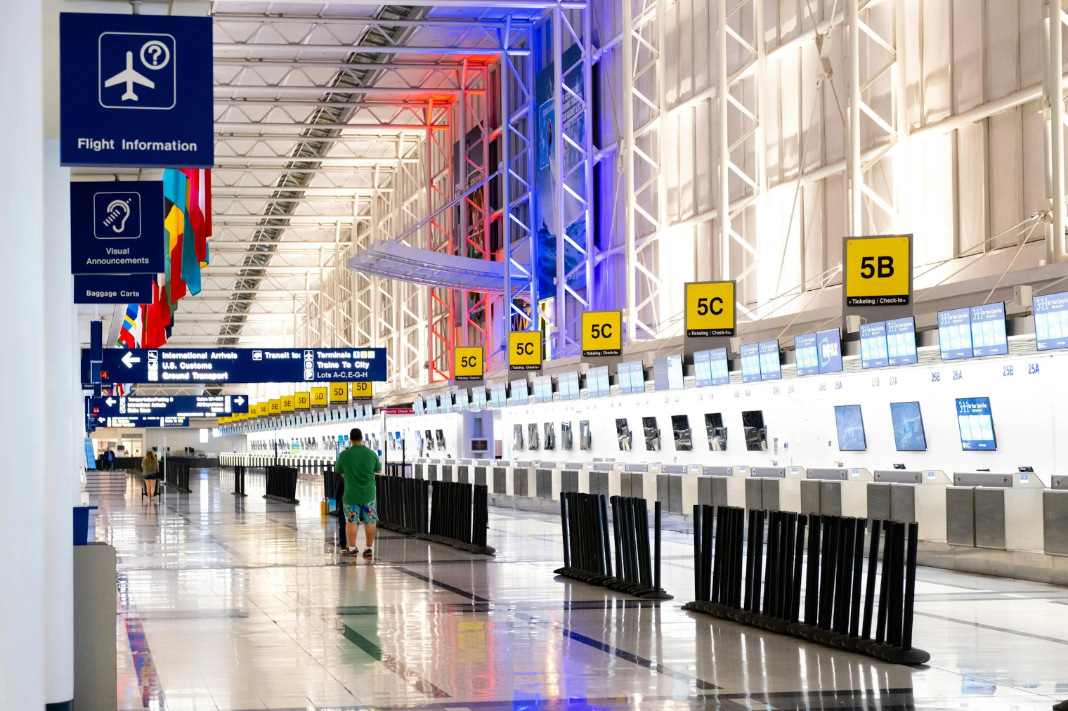 공항 환전소
