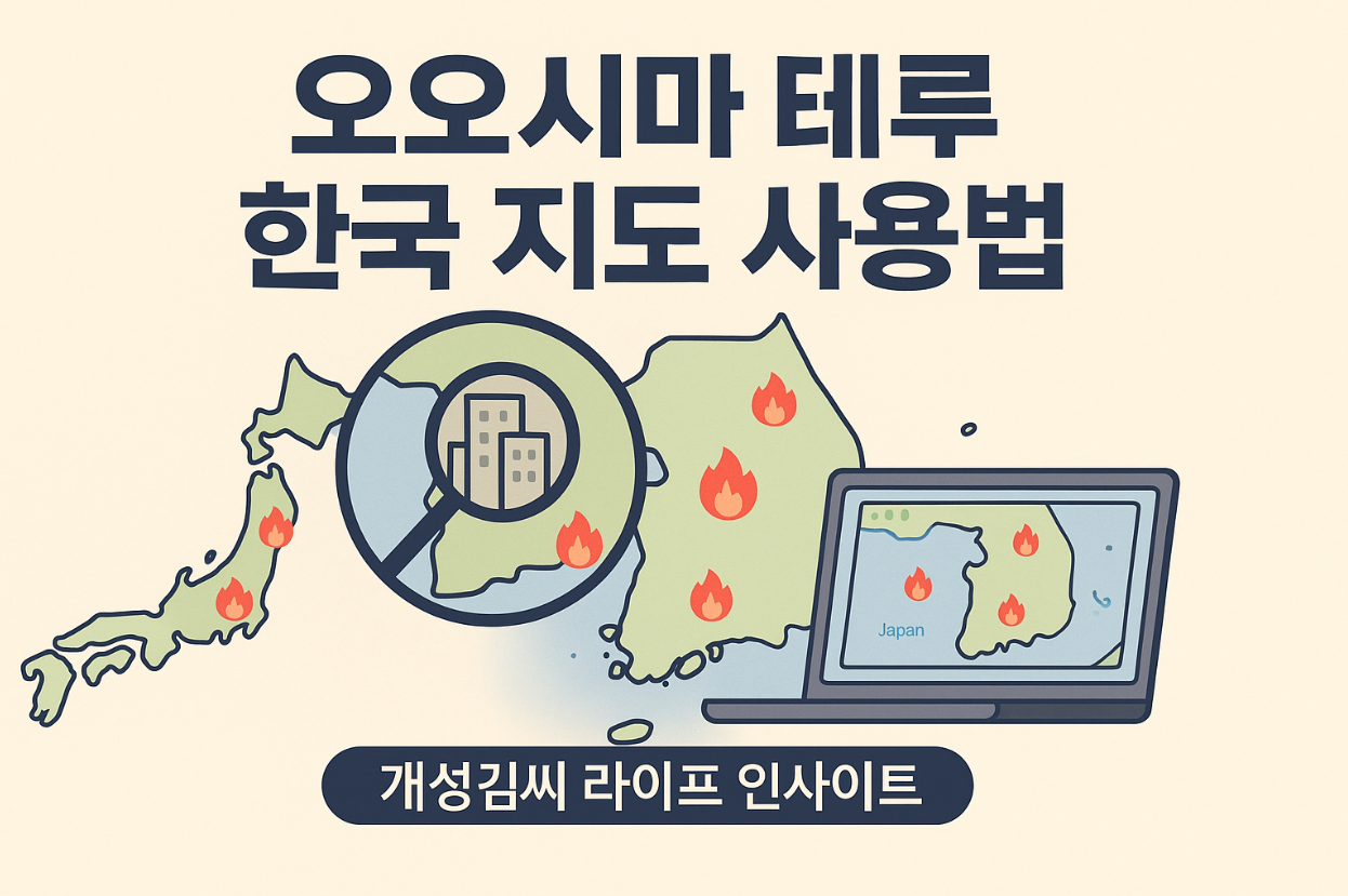 오오시마 테루 한국,오오시마 테루 한국 지도 사용법,일본 숙소 예약 팁,오오시마 테루 앱,일본 여행 준비물,사고이력 확인 방법