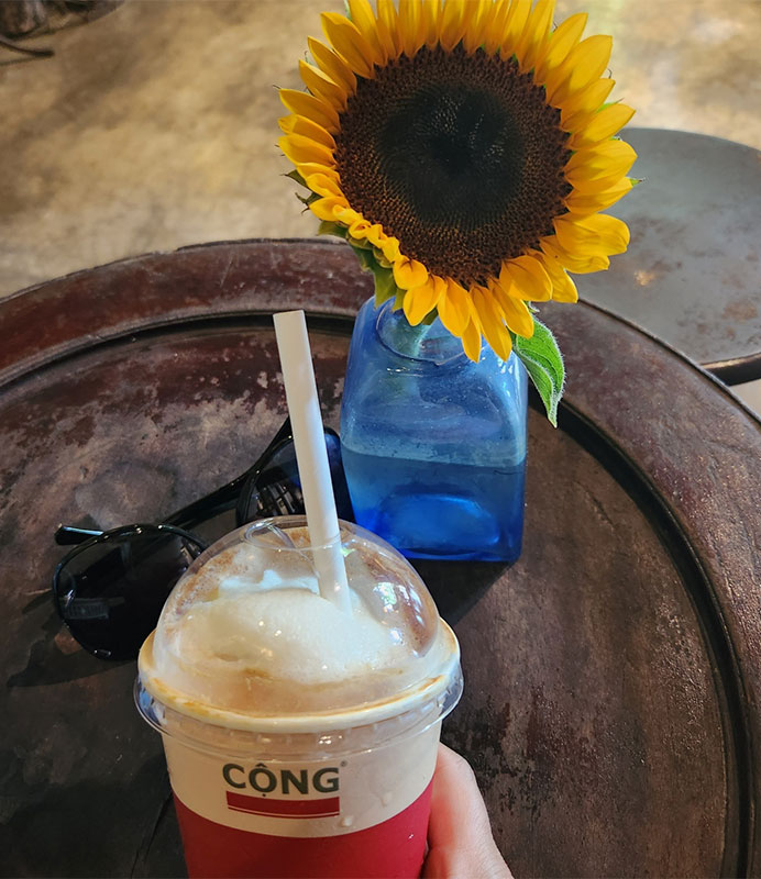 베트남 다낭에서 마신 코코넛 커피