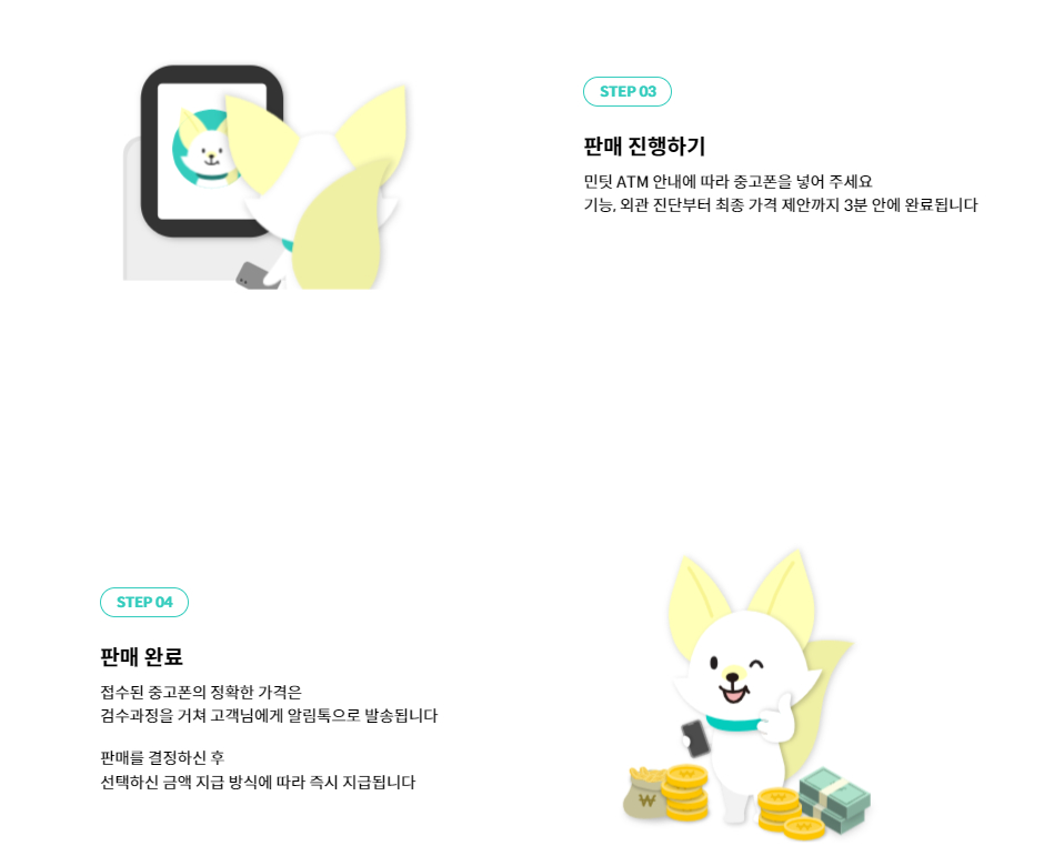 민팃(MINTIT) 중고폰 판매 이용방법