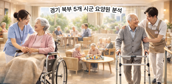 경기 북부 5개 시군 요양원 분석