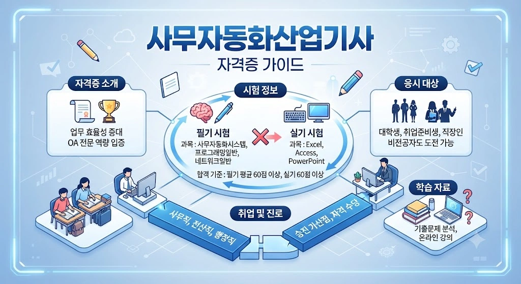 사무자동화산업기사 따면 뭐가 달라질까?