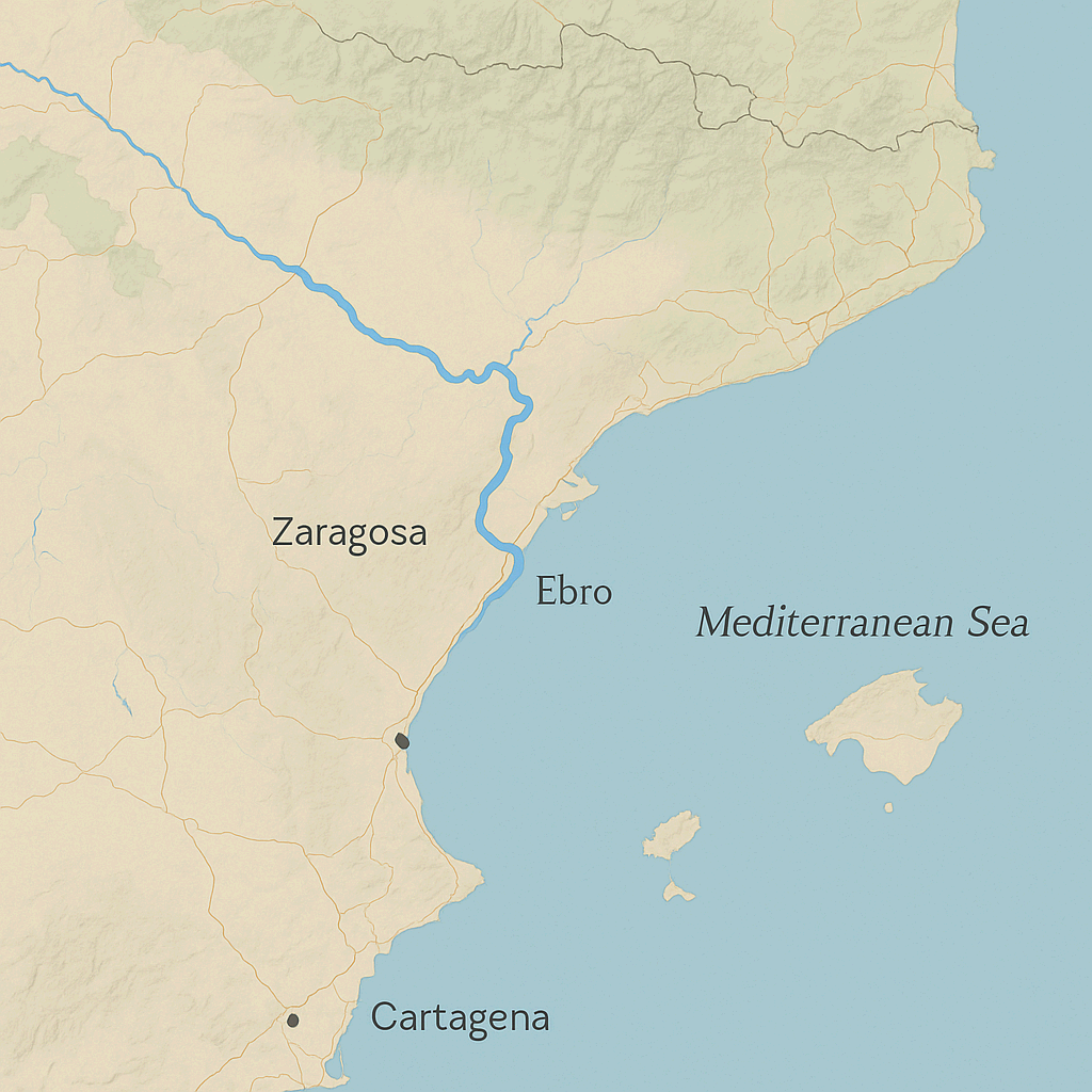 카르타고에서 알프스까지의 이동 경로