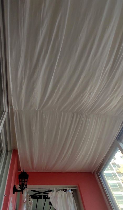 완성된 천장 모습