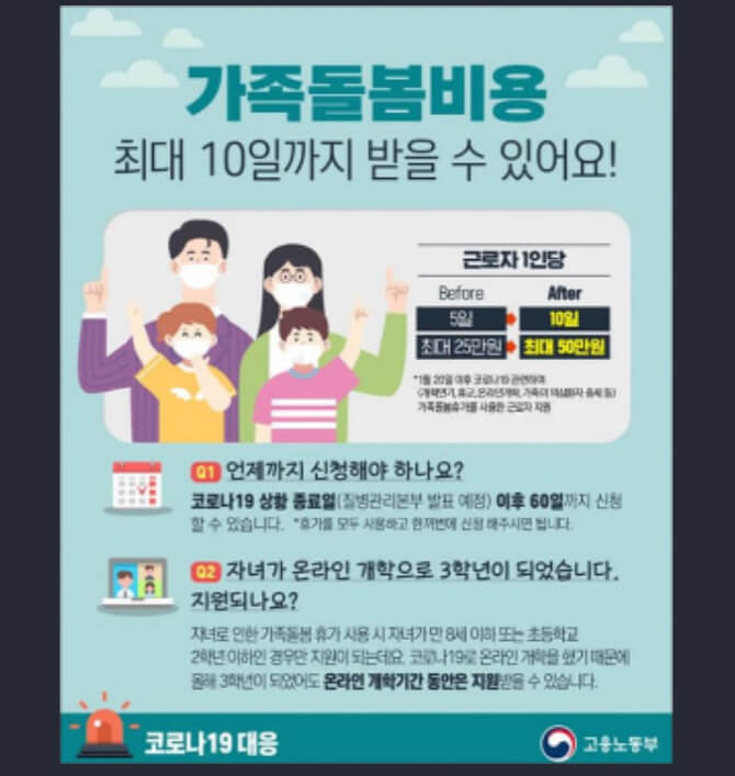 가족돌봄휴가