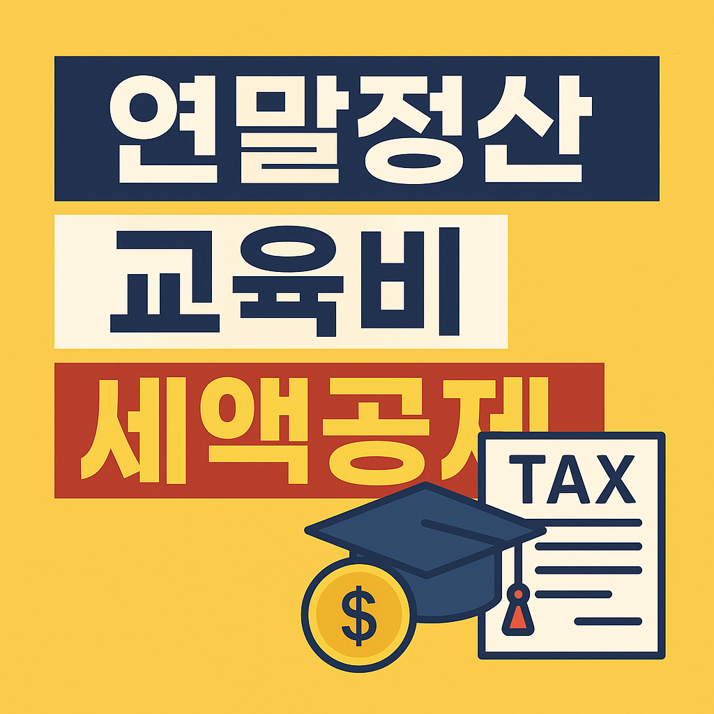 연말정산 교육비 세액공제