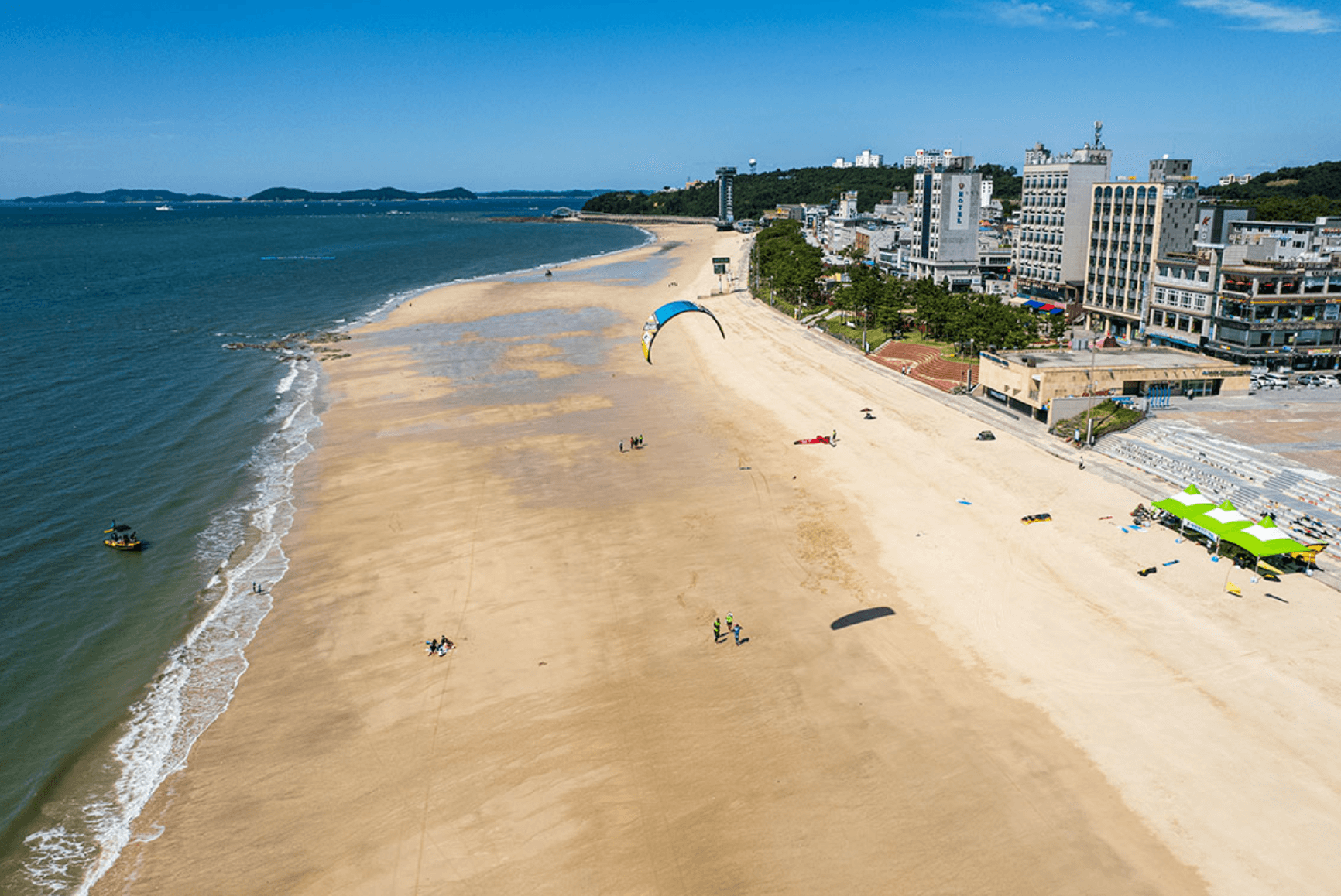 대천해수욕장 조개껍질 백사장1