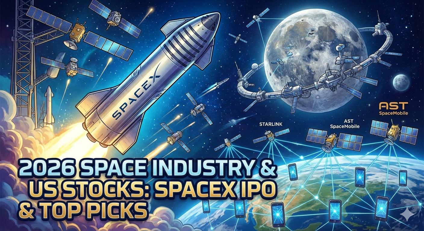 2026년 우주 산업 미국 주식 전망: SpaceX 상장 기대감과 반드시 주목해야 할 수혜주 Top 5