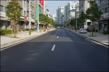 아스팔트 도로 포장