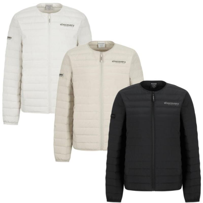 디스커버리익스페디션 넥리스 튜브 구스다운 여성 경량패딩 DWDJ74026