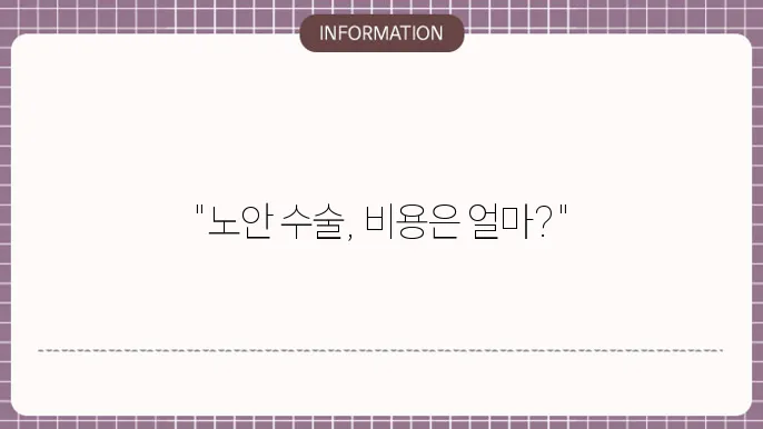 렌즈 교체 신비