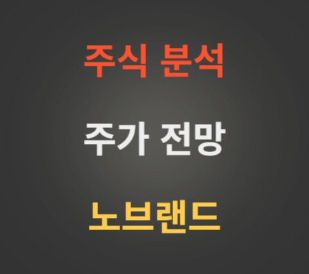 노브랜드 주가 상한가분석