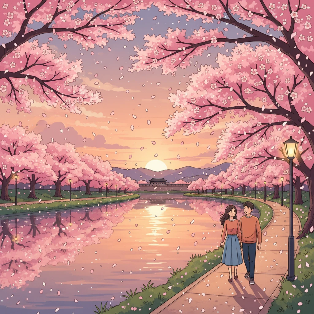 2026년 진주 벚꽃 개화 예상일 및..