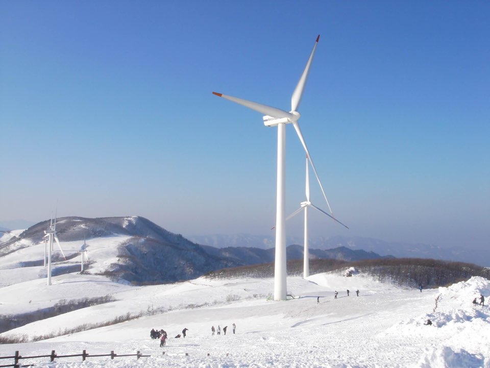 삼양목장 풍력발전
