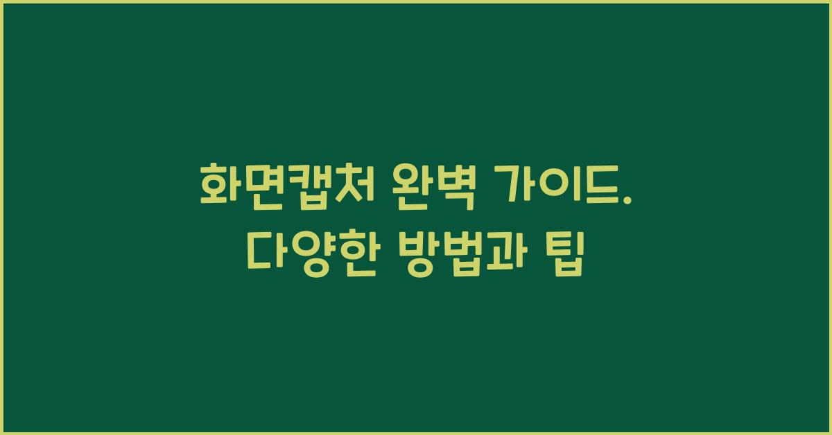 화면캡처