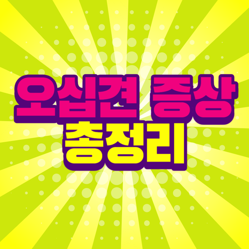 오십견 증상