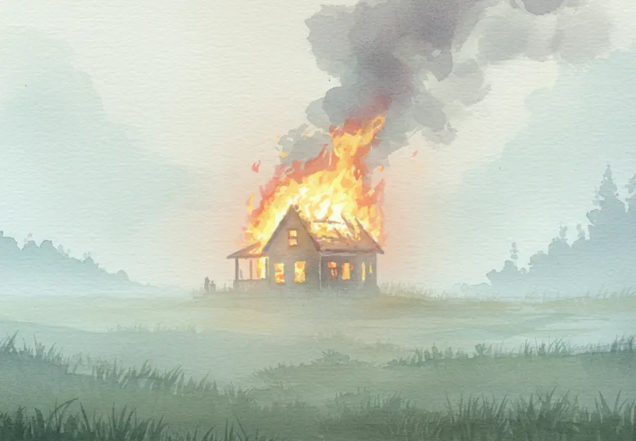 불에 타는 집 꿈 해몽