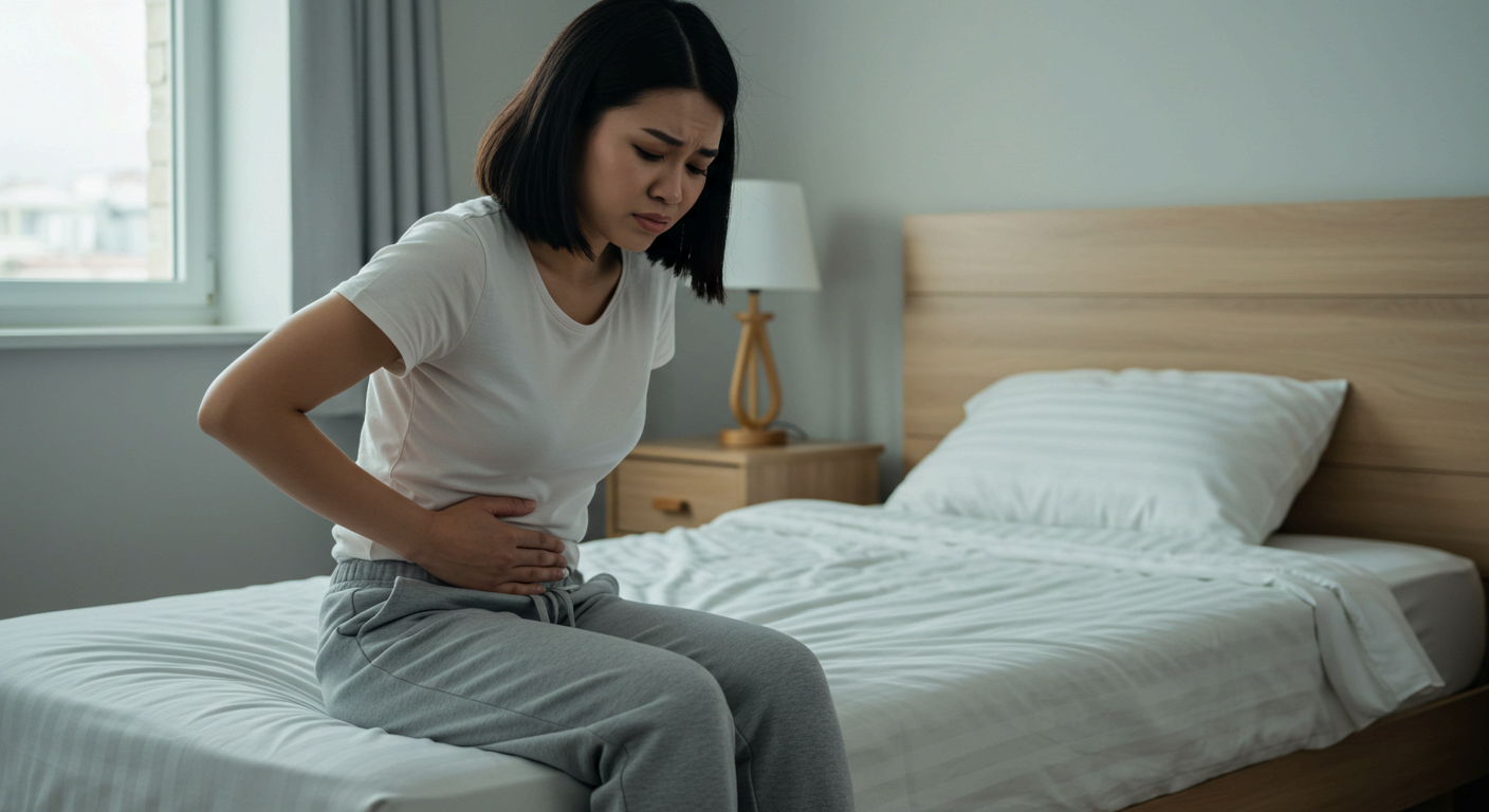 스트레스·과로가 아랫배 통증을 악화시켜요