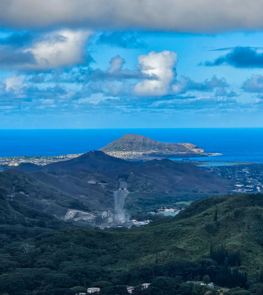 누우아누팔리 전망대 풍경