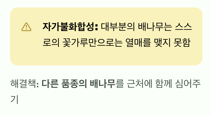 혼자는 외로워요, 짝꿍이 필요해요 (수분수)