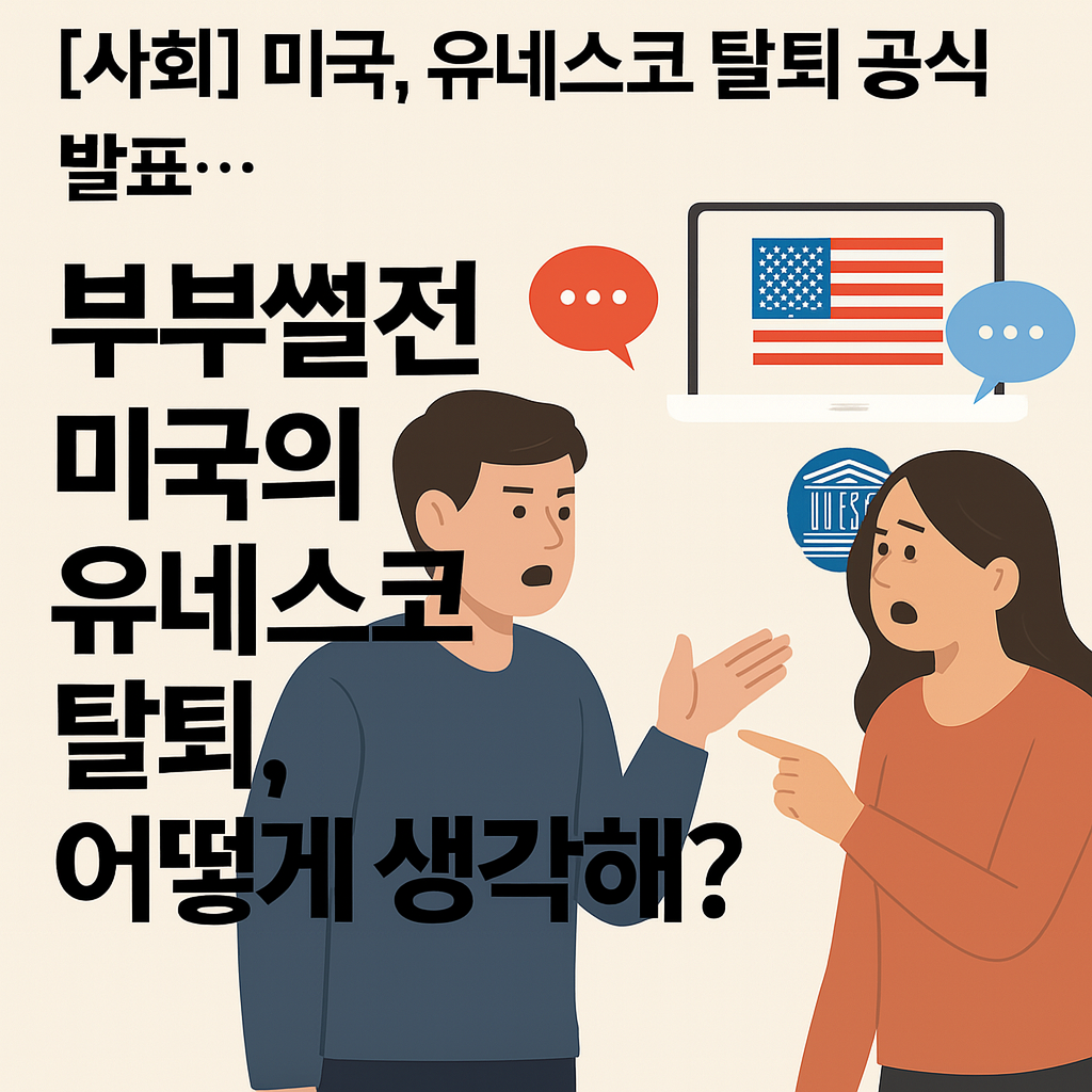 미국 유네스코 탈퇴 선언