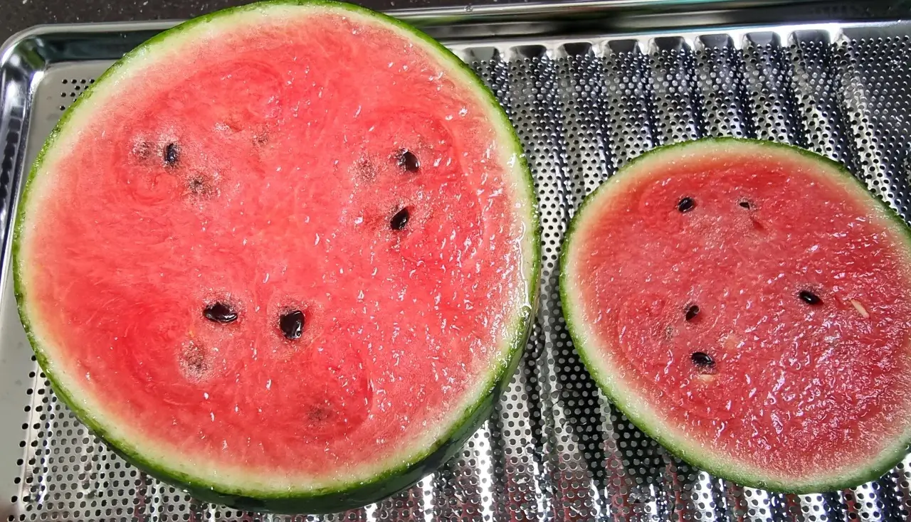 애플 수박, 속이 너무 잘익었어요