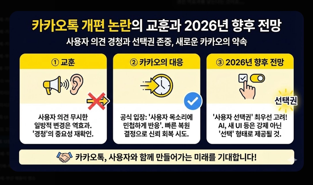 카카오톡 12월 업데이트 친구탭 복원