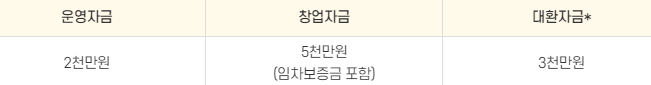 소상공인 대출 지원한도